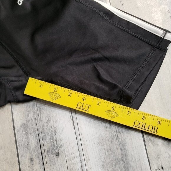 NWT - Adidas Women’s High Rise Workout Short 3 Stripe Aeoroready Size - Small - Picture 4 of 4